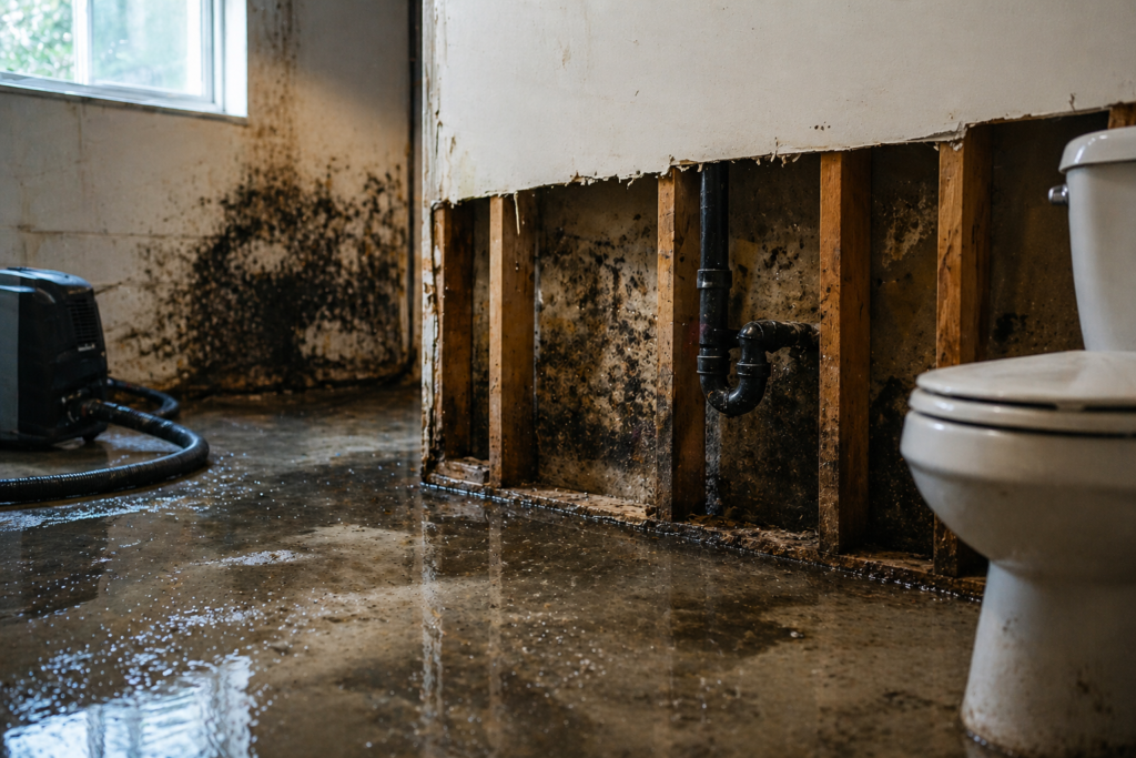 Hidden dangers of untreated sewage damage in Toronto basement
