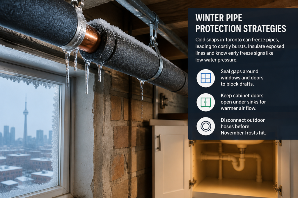 Toronto plumber inspecting pipes for common 2026 issues